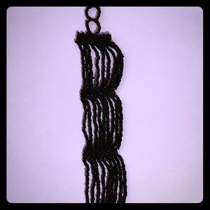 Black hoop lock bracelet